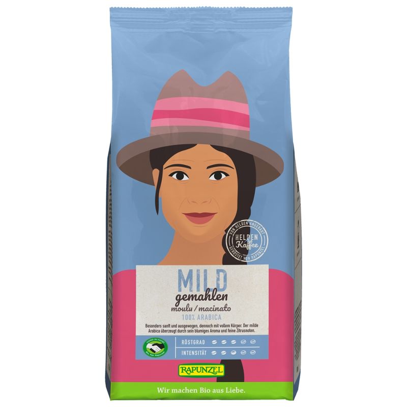 Rapunzel Heldenkaffee Mild, gemahlen HIH - Produktbild