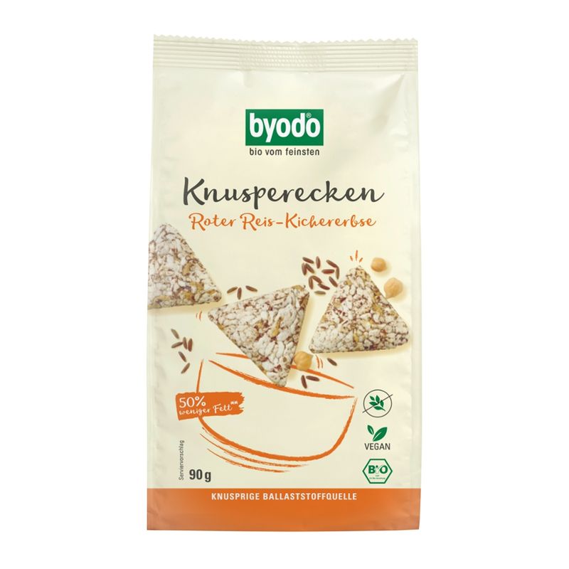 Byodo Byodo Red - Riced Crisps with Chickpea, 90 g - Produktbild