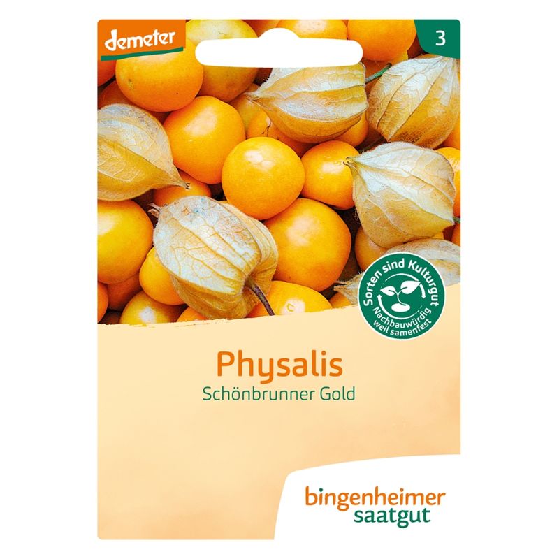 Bingenheimer Saatgut Schönbrunner Gold - Physalis (Saatgut) - Produktbild