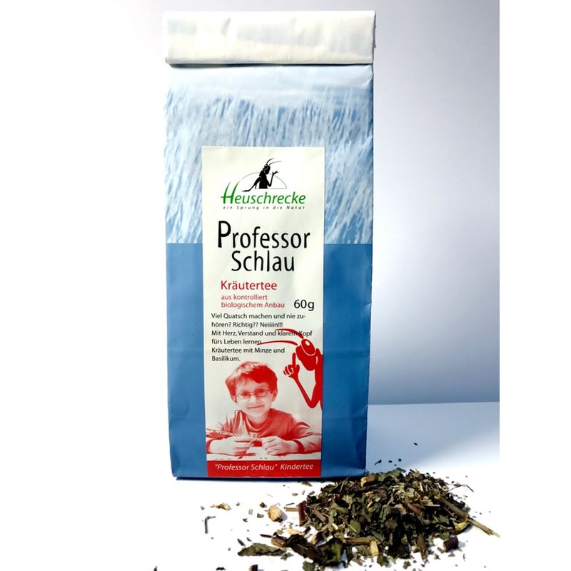 Heuschrecke Professor Schlau, Kinder- und Jugendtee, Kräutertee, kbA - Produktbild