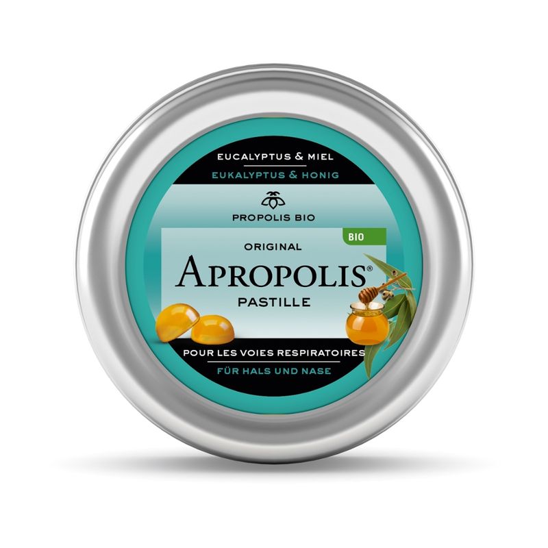 APROPOLIS APROPOLIS Pastillen zum Durchatmen, Eukalyptus & Honig, 40g - Produktbild