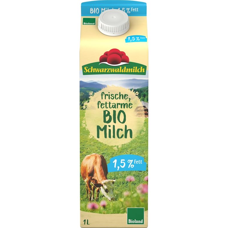 Schwarzwaldmilch BIO SWM BIO Frischmilch 1,5% 10x1L PG - Produktbild