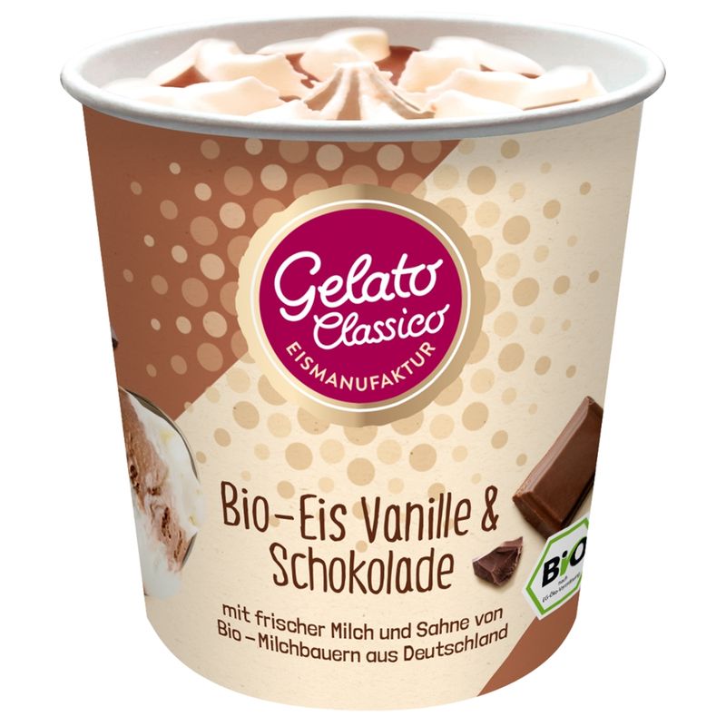 Gelato Classico Eismanufaktur Gelato Classico Bio-Eis Vanille & Schokolade - Produktbild