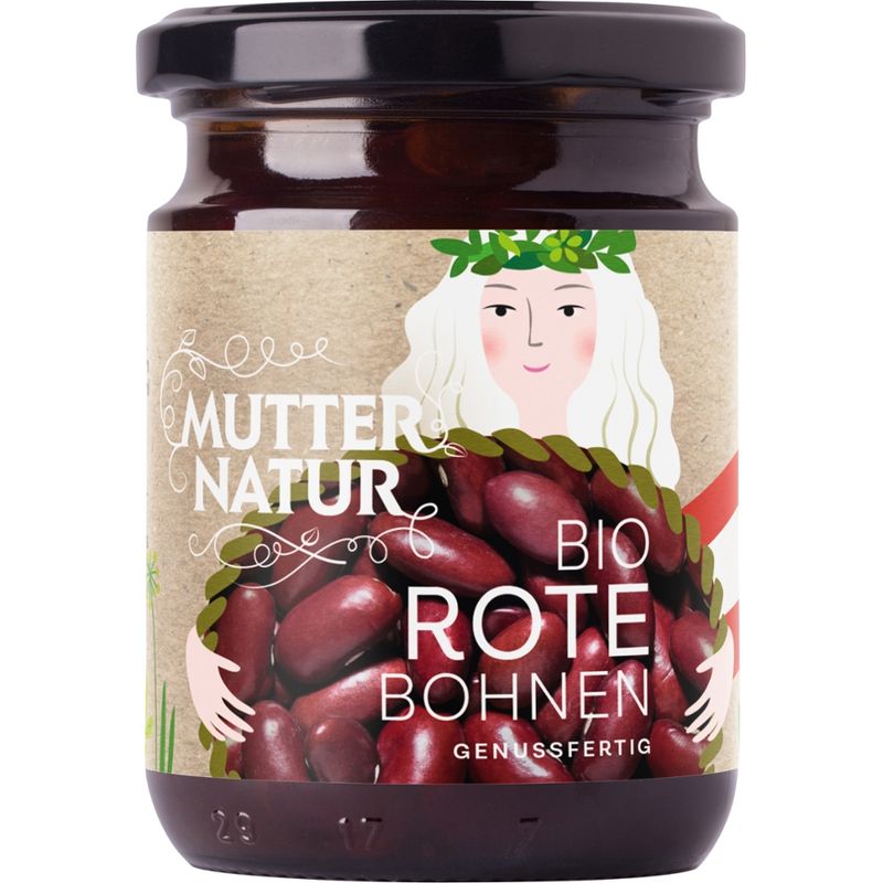 MUTTER NATUR MUTTER NATUR Bio Rote Bohnen genussfertig 235 g, Herkunft Österreich - Produktbild