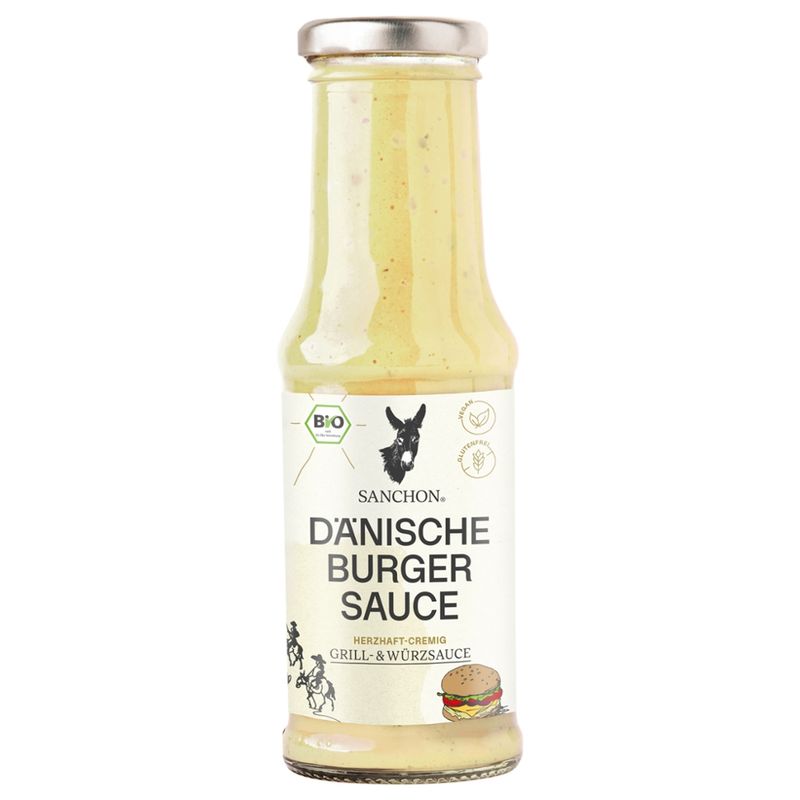 Sanchon WS Grill- und Würzsauce Dänische Burgersauce, 210 ml, SANCHON, bio - Produktbild