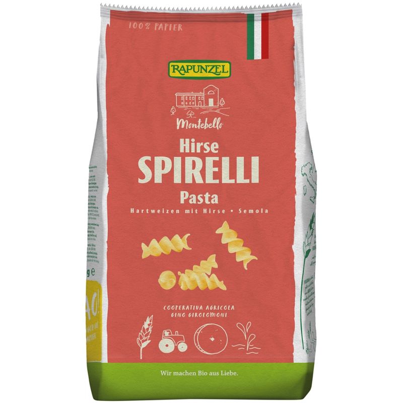 Rapunzel Spirelli mit Hirse Semola - Produktbild