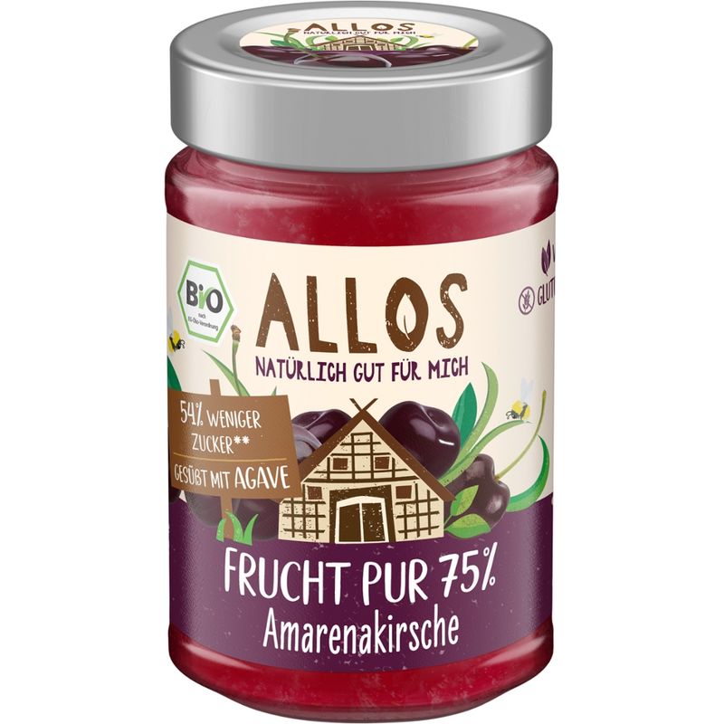 Allos Frucht Pur 75% Amarenakirsche - Produktbild