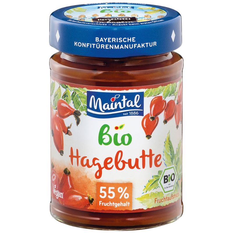 Maintal Bio Bio Hagebutten-Fruchtaufstrich - Produktbild