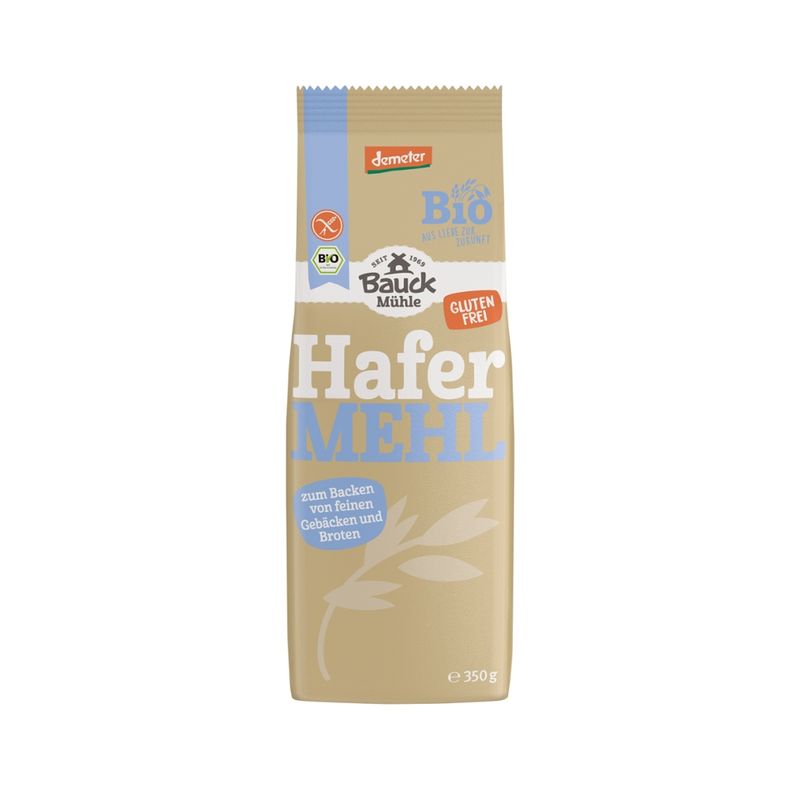 Bauck Mühle Hafermehl glutenfrei Demeter - Produktbild