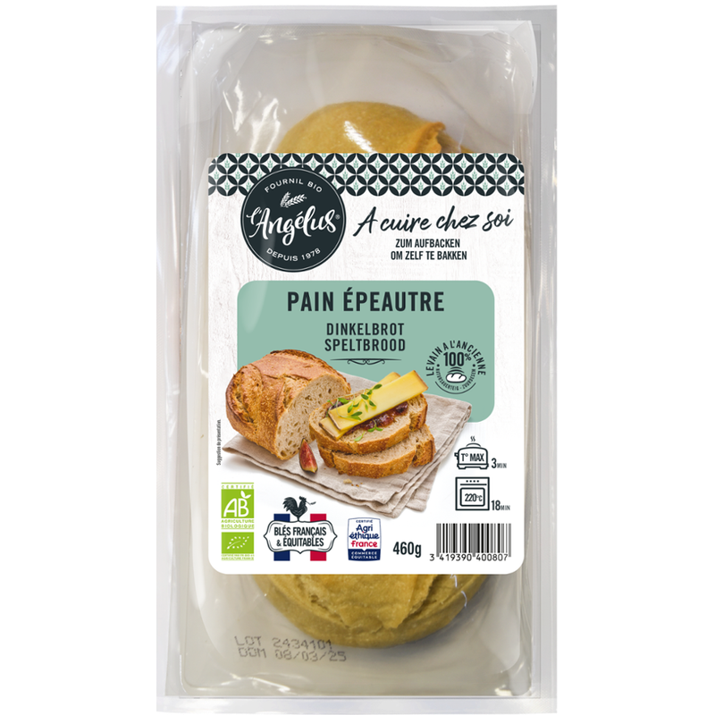 L'Angélus Dinkelbrot 460g zum Aufbacken - Produktbild