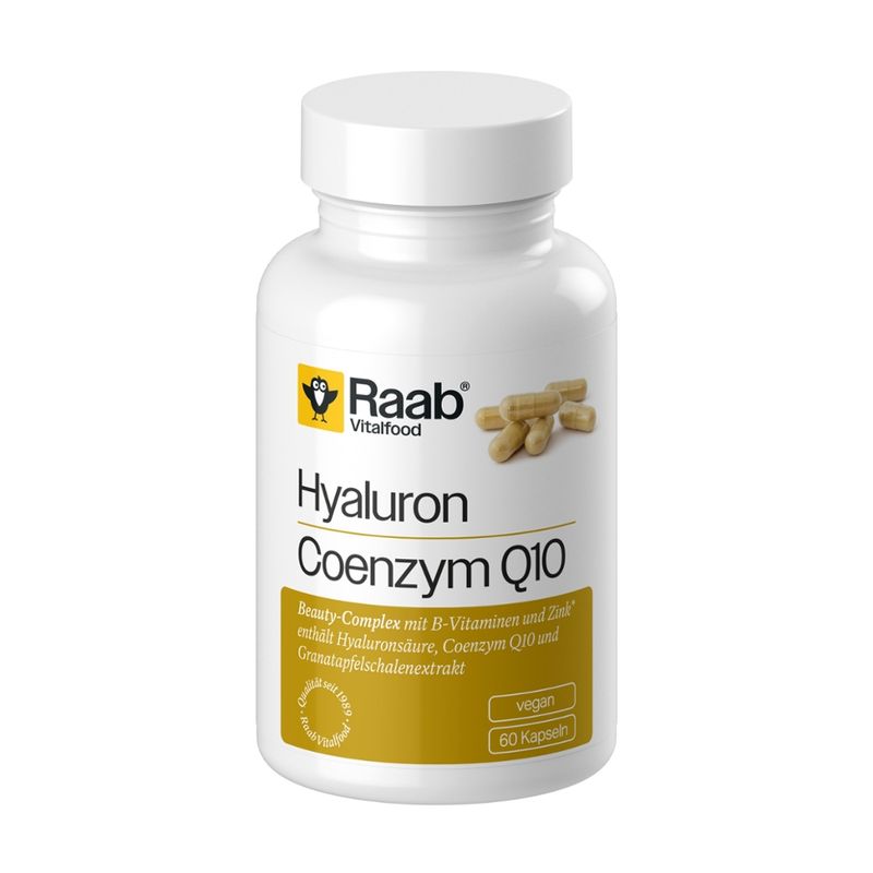 Raab Vitalfood Hyaluron - Coenzym Q10 (Beauty-Complex) - Produktbild