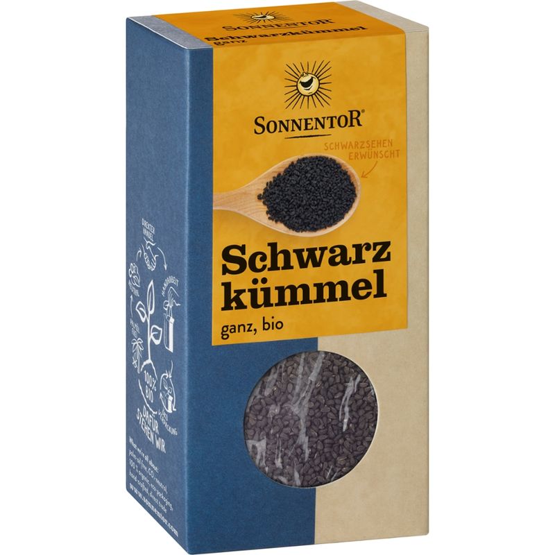 Sonnentor Schwarzkümmel ganz, Packung - Produktbild
