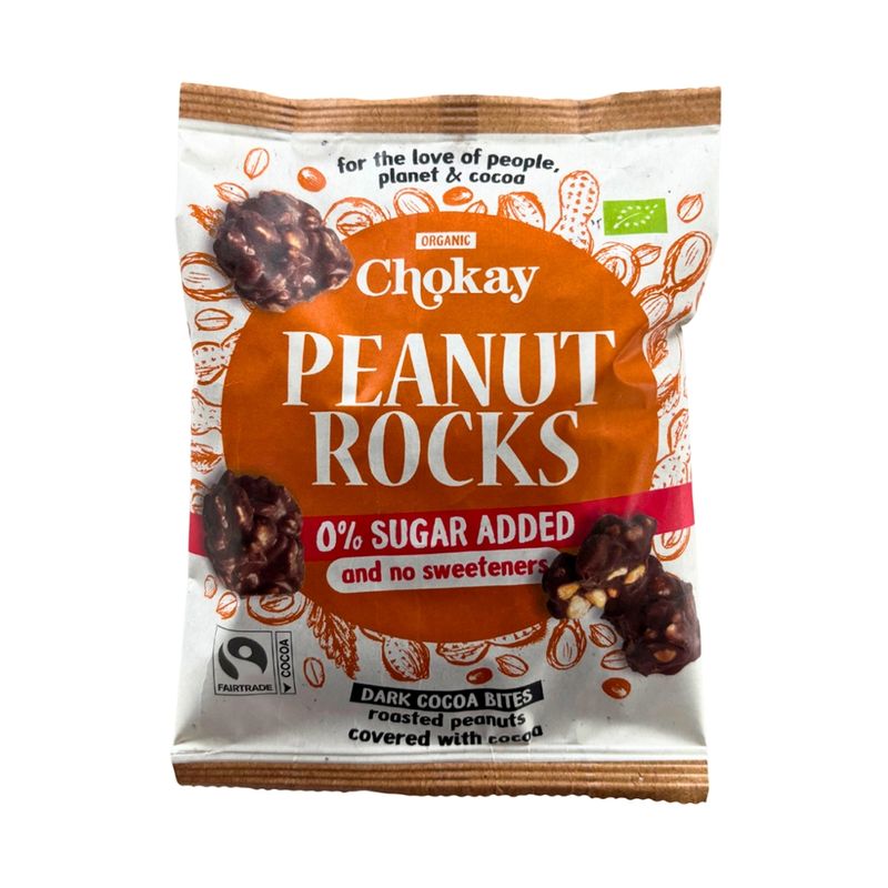 Chokay BV Chokay - Bites - Peanut Rocks FairTrade, 85g - Produktbild