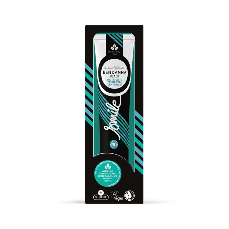 Ben&Anna Natural Care BEN&ANNA Alutube Toothpaste "Black" 75ml - Produktbild