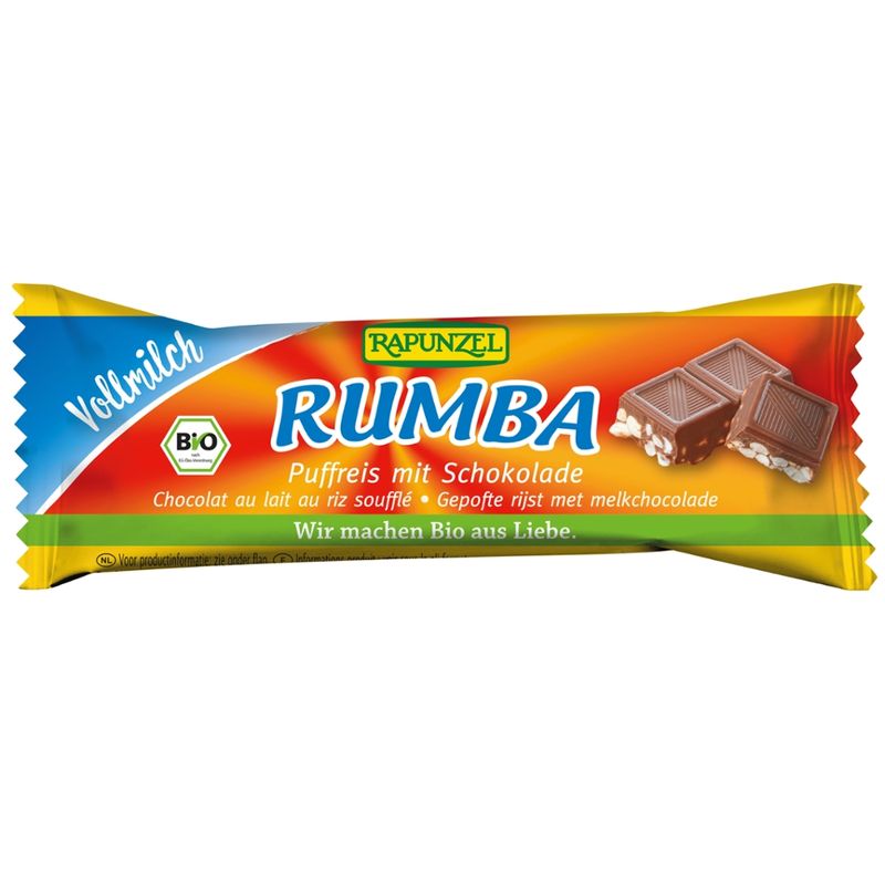Rapunzel Rumba Puffreisriegel Vollmilch - Produktbild