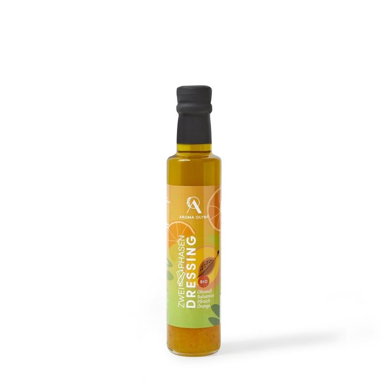 Aroma Olymp Aroma Olymp Bio Zwei-Phasen Dressing mit Orangen und Pfirsichen - Produktbild