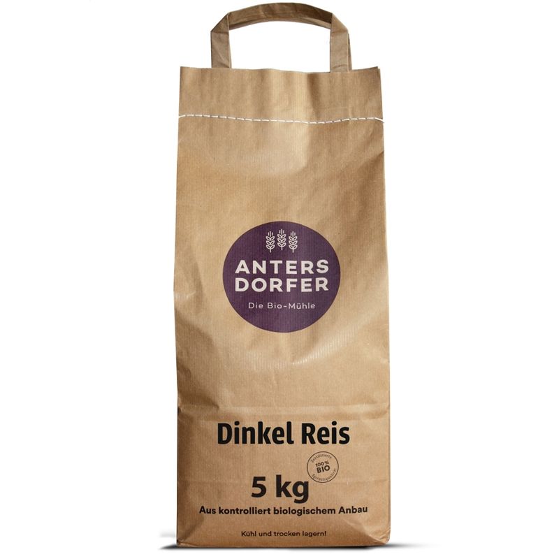 Antersdorfer - Die Bio-Mühle Bio Dinkel Reis (geschliffenes Dinkelkorn) - Produktbild
