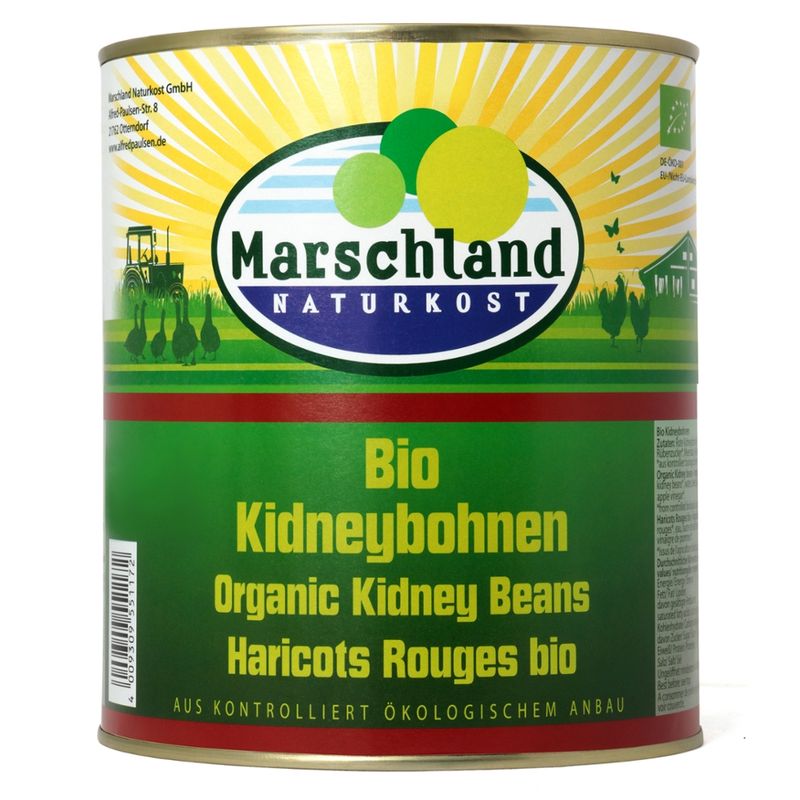 Marschland  Bio-Kidneybohnen 3.100 ml Ds. MARSCHLAND - Produktbild
