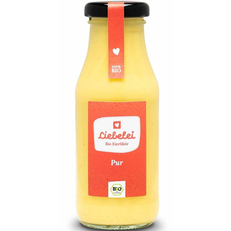 Liebelei Liköre  Liebelei Bio Eierlikör Pur - 0,2 L - Produktbild