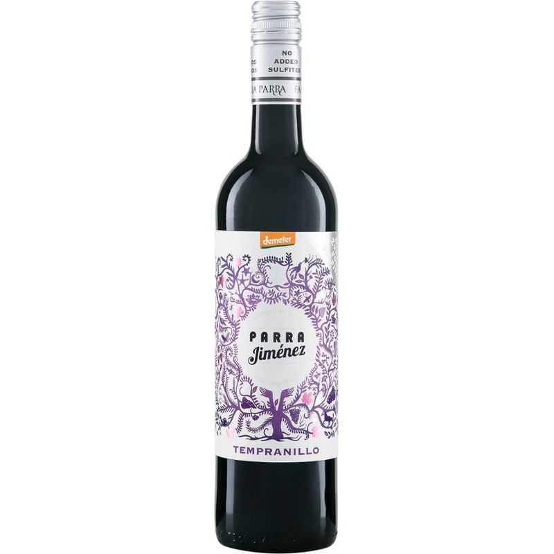 Riegel Erzeugermarken Tempranillo PARRA  ohne SO2-Zusatz Familia Parra - Produktbild