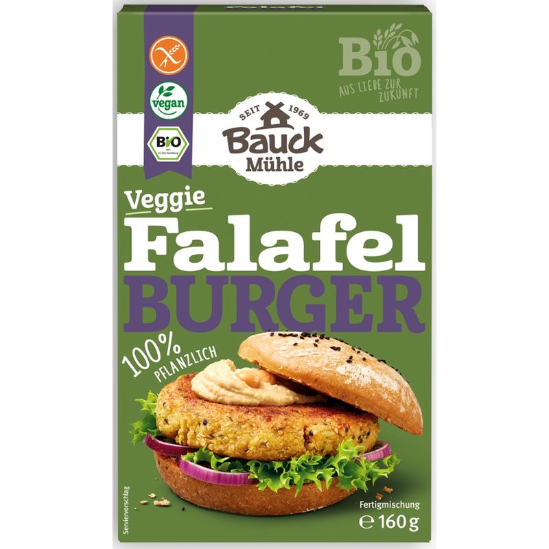 Bauck Mühle Falafel Burger Bio gf - Produktbild
