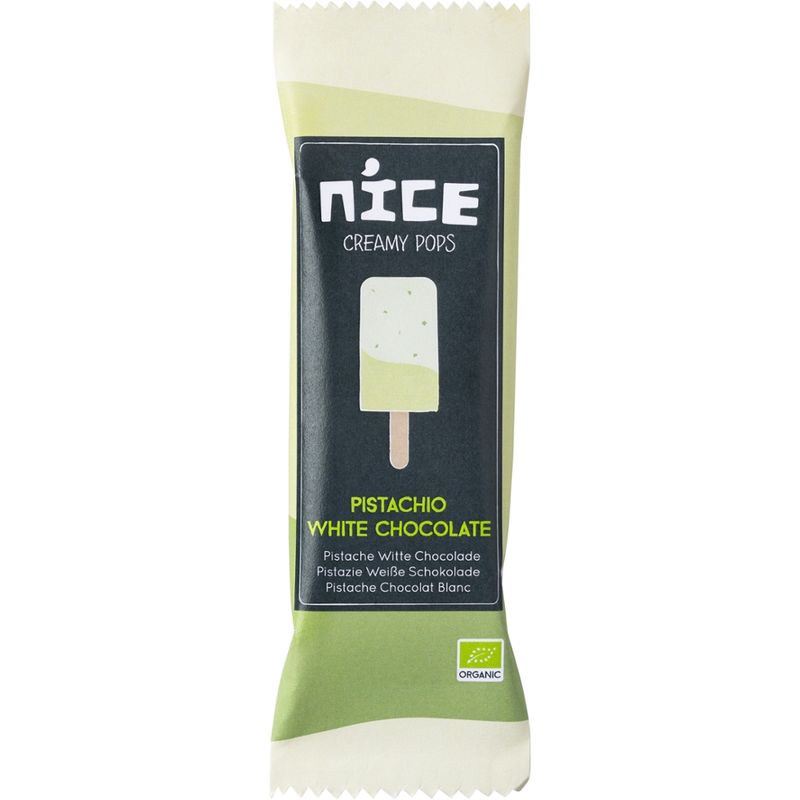 NICE NICE Eis Bio Pistazie Weiße Schokolade 70 ml - Produktbild