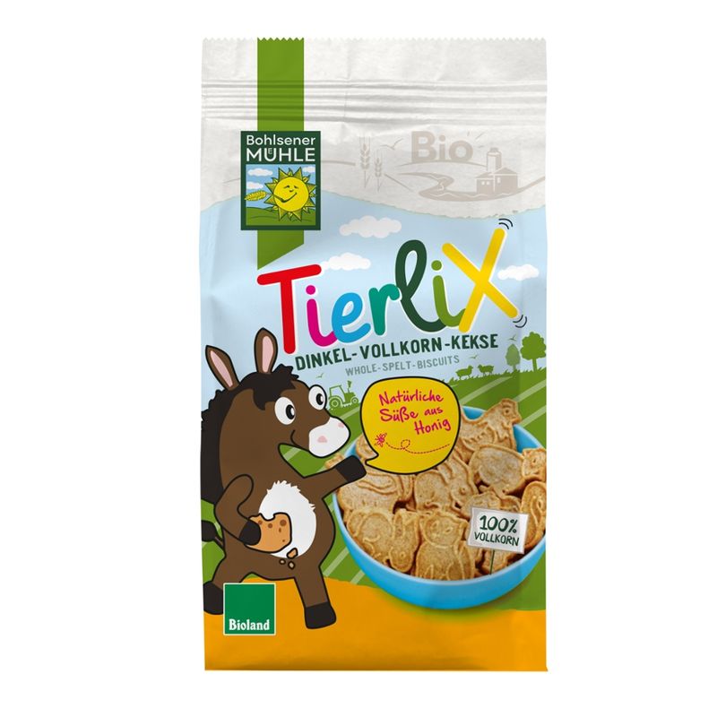 Bohlsener Mühle TierliX Dinkel-Vollkorn-Kekse - Produktbild