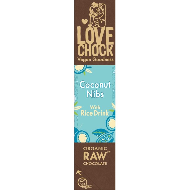 Lovechock Lovechock Riegel Mild Kokos Kakaonibs 68 % - Produktbild