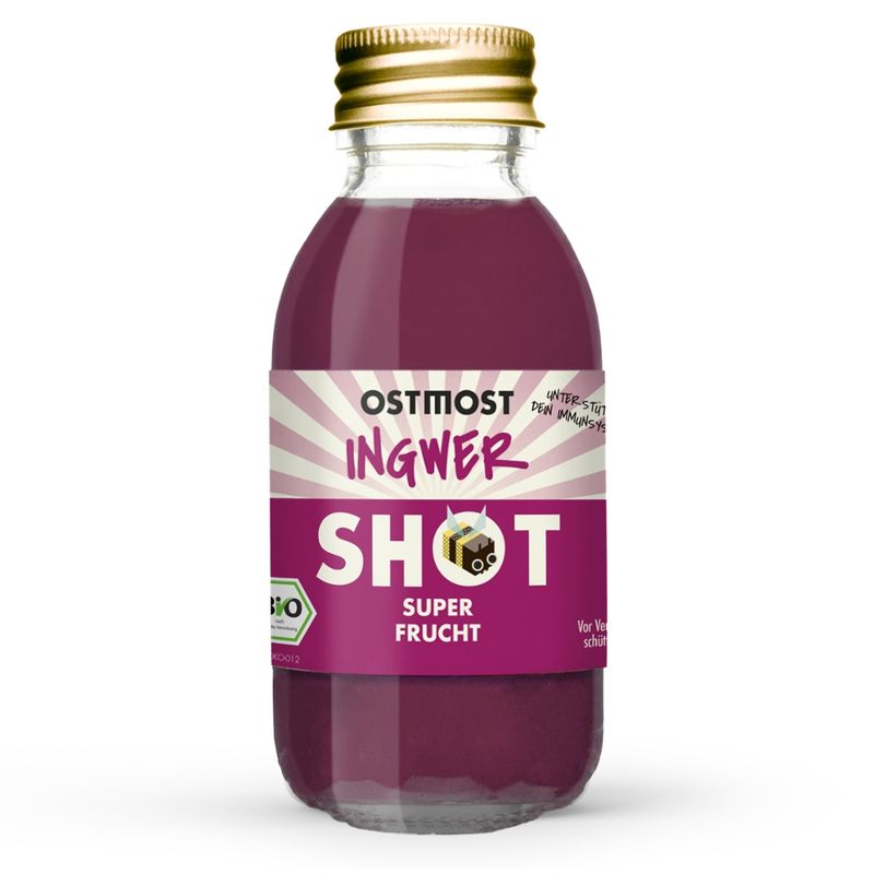 OSTMOST OSTMOST Bio Ingwer Shot Super Frucht 100ml - Produktbild