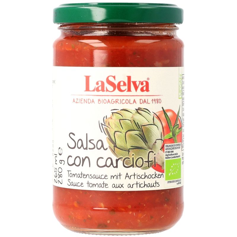 LaSelva Tomatensauce mit Artischocken - Produktbild