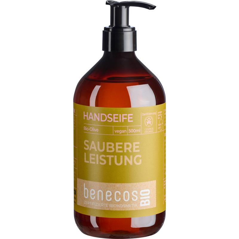 benecos benecosBIO Handseife BIO-Olive - SAUBERE LEISTUNG - Produktbild