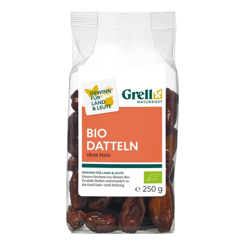 Grell Naturkost Datteln getrocknet, ohne Stein - Produktbild