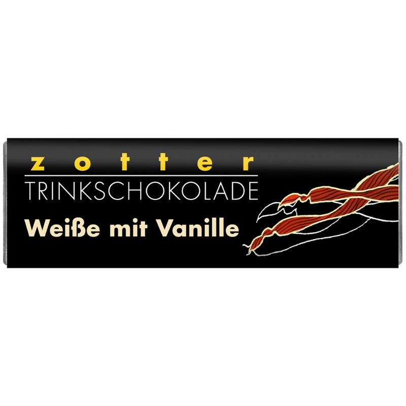 Zotter Schokolade Trinkschokolade – Weiße mit Vanille - Produktbild