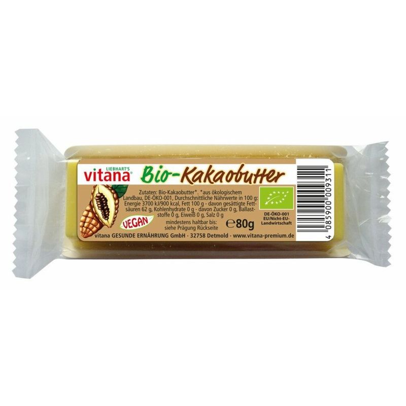 vitana Gesunde Ernährung Bio-Kakaobutter -Block- - Produktbild