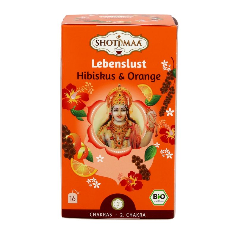Shoti Maa Lebenslust - Hibiskus & Orange - Produktbild