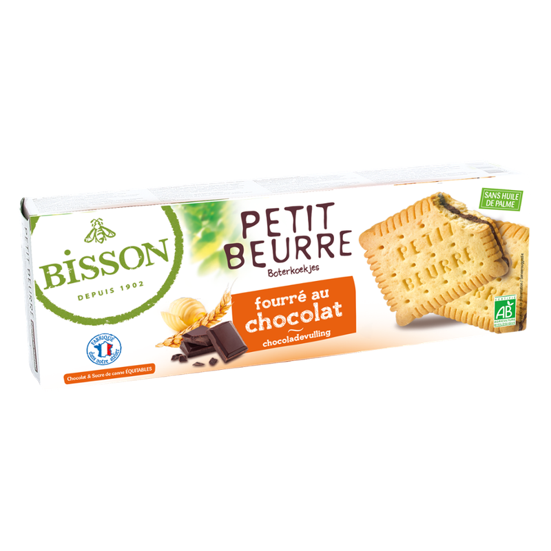 Bisson Doppelte Butterkekse mit Schokoladenfüllung - Produktbild