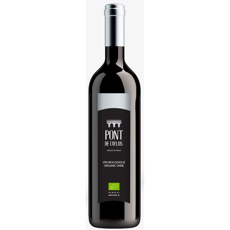 Jacques Frelin Vignobles SAS La Maison des Terroirs Vivants Rotwein 80% Carignan, 10% Syrah, 10% Grenache, IGP Gard Pont de Caylus - Produktbild