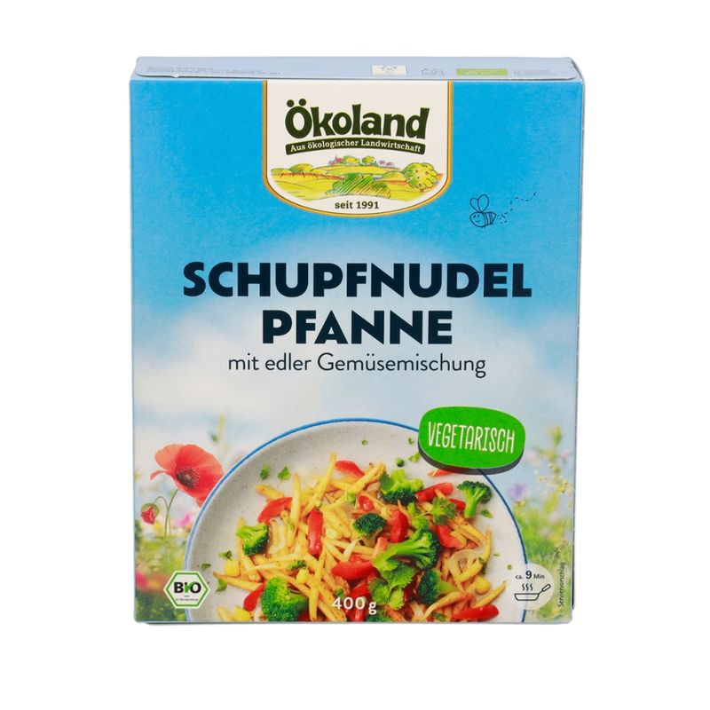 ÖKOLAND Schupfnudel-Pfanne mit edler Gemüsemischung - Produktbild