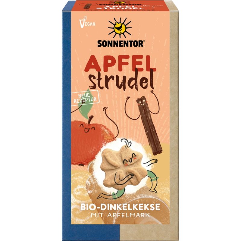Sonnentor Apfelstrudel Kekse, Packung - Produktbild