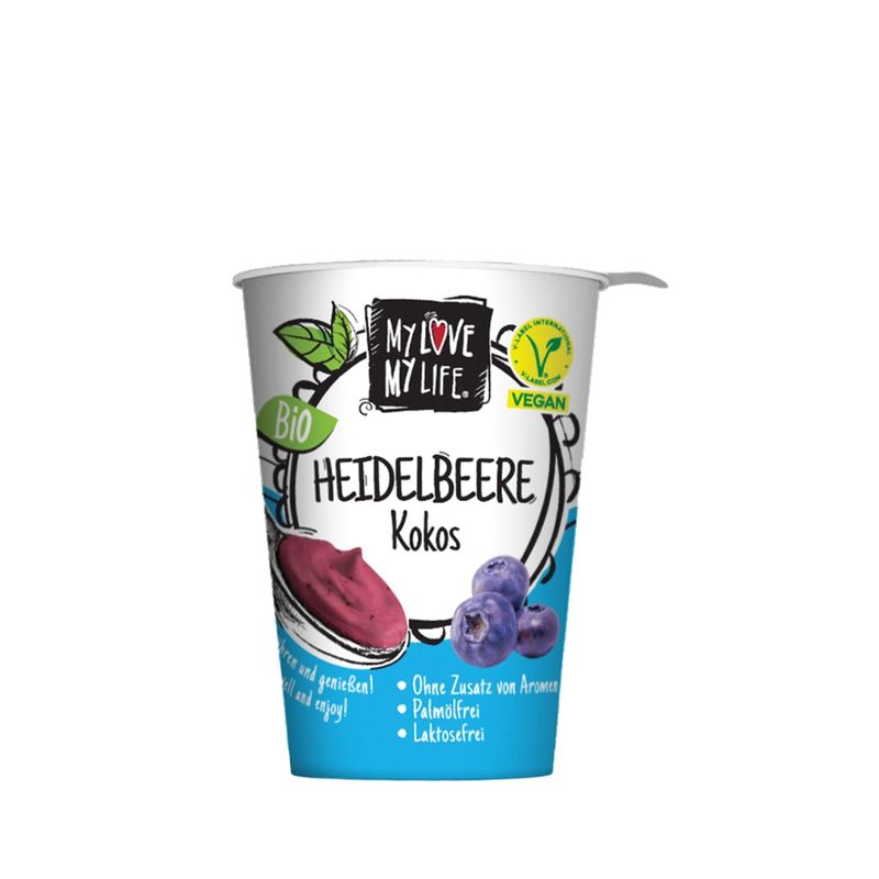 My Love My Life My Love My Life Fermentierte Bio-Kokoscreme mit Heidelbeere 180 g - Produktbild