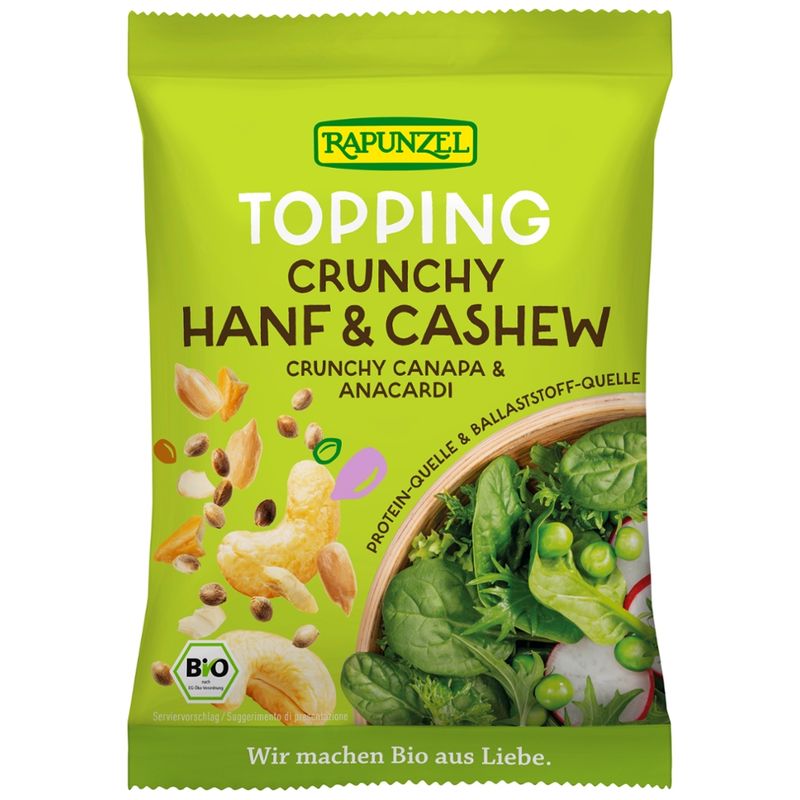 Rapunzel Topping Crunchy Hanf & Cashew - Produktbild
