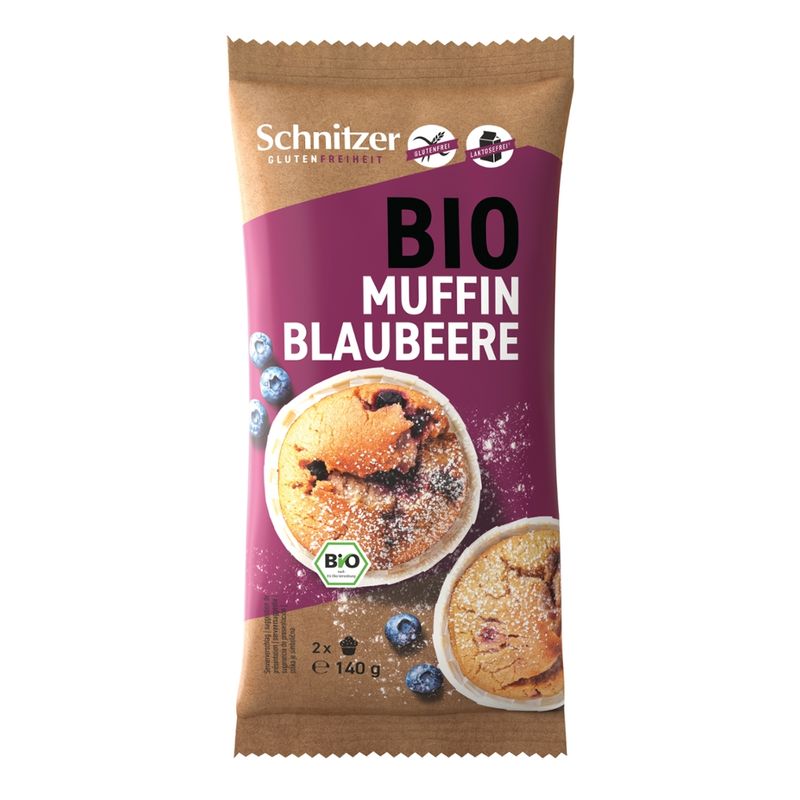 Schnitzer GLUTENFREIHEIT Bio Muffin Blaubeere - Produktbild