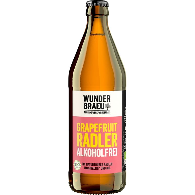WUNDERBRAEU WUNDERBRAEU Grapefruit-Radler alkoholfrei - Produktbild