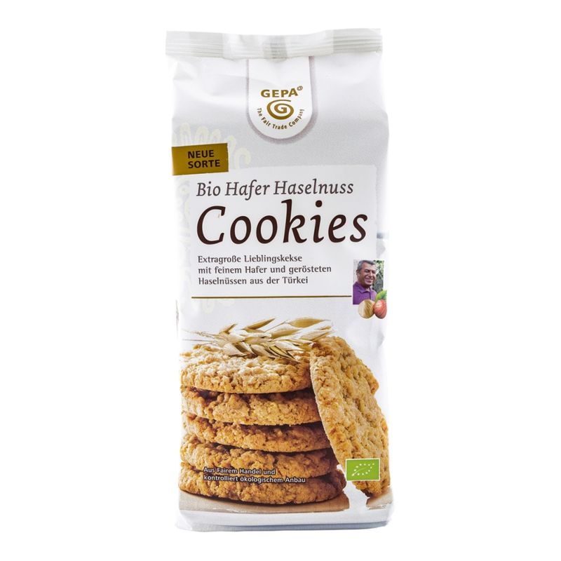 GEPA - The Fair Trade Company Bio Hafer-Haselnuss Cookies - Produktbild