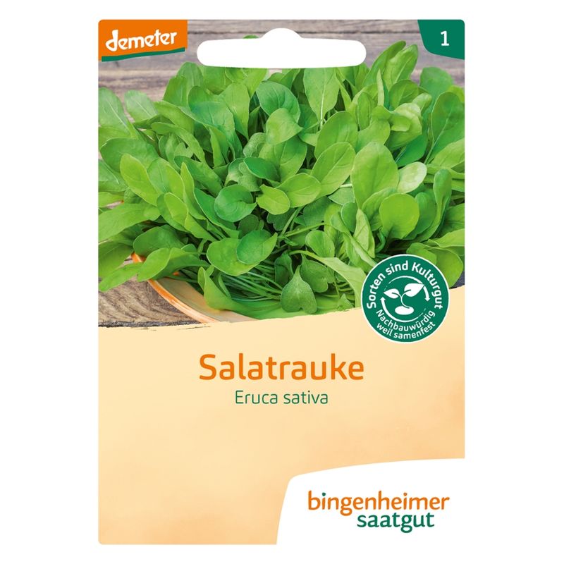 Bingenheimer Saatgut Salatrauke - Ruca (Saatgut) - Produktbild