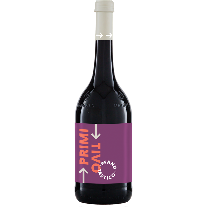 Riegel Eigenmarke PFANDtastico Primitivo IGT Puglia 0,75l Mehrweg - Produktbild