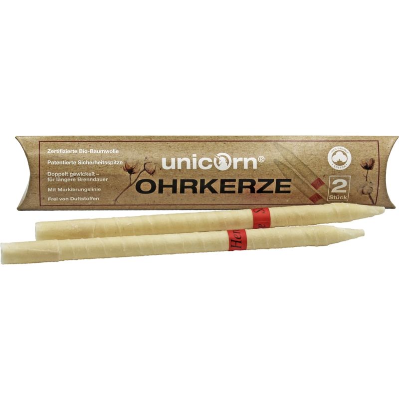 Unicorn unicorn® Entspannende Ohrkerzen 2 Stück - Produktbild
