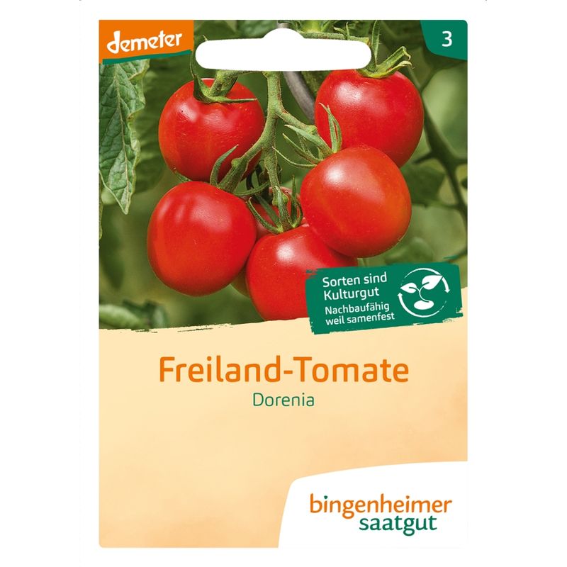 Bingenheimer Saatgut Dorenia - Tomate (Saatgut) - Produktbild