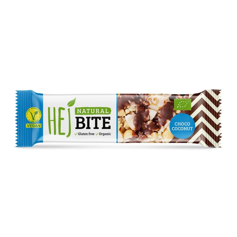 HEJ Natural HEJ Bite - Choco Coconut, glutenfrei, vegan, bio - Produktbild