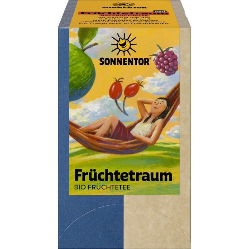 Sonnentor Früchtetraum Tee, Doppelkammerbeutel - Produktbild